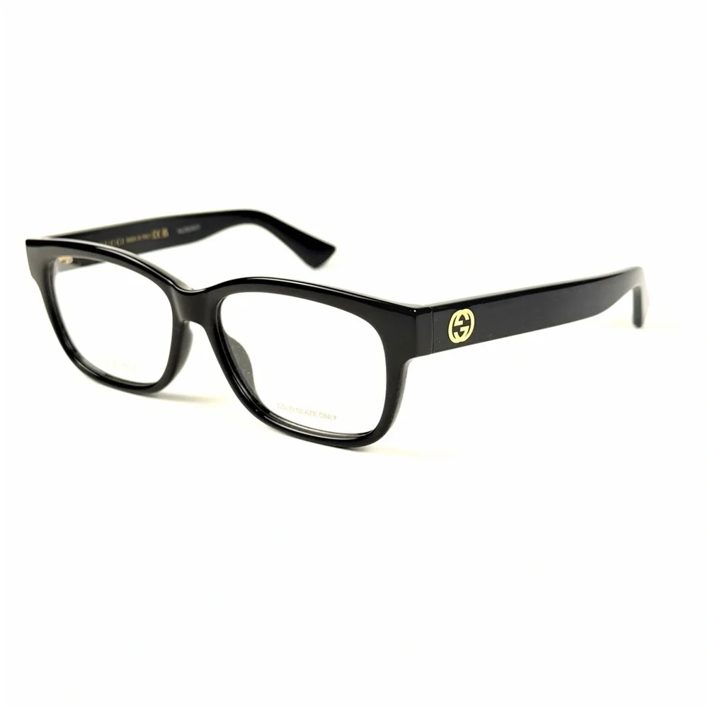 GUCCI GG1341O 001 Black Authentic 55 mm Eyeglasses NWT - Picture 4 of 8